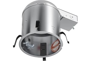 Anyhome 6 Inch Recessed Lighting Housing,IC Rated & Air Tight Can Light Housing Remodel, Recessed Retrofit Downlight Housing,E26 Base,ETL Listed