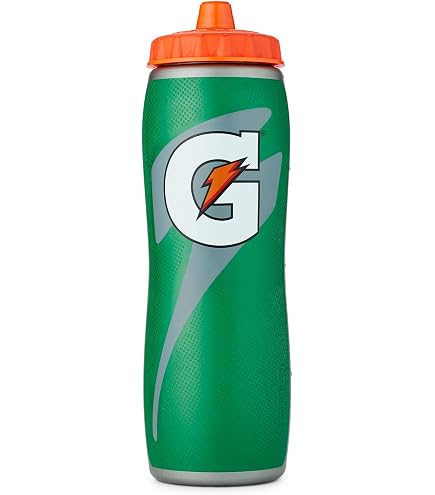 Amazon.com: Gatorade Insulated 30oz Squeeze Bottles, Silver and