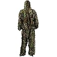 Zicac Outdoor Camo Ghillie Suit 3D Leafy Camouflage Clothing Jungle Woodland Hunting