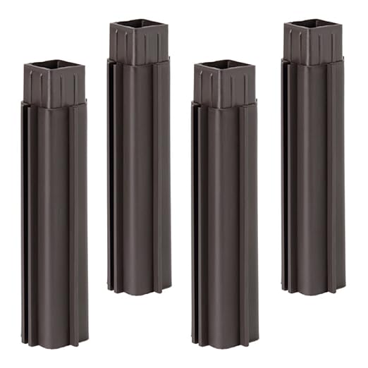 Kit 4 patas para Huerto Urbano Modular - Marrón: Amazon.es: Jardín