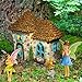 Mood Lab Fairy Garden Fairy Kit - Miniature Fairy Garden Figurines with Accessories - Set of 5 pcs - Hand Painted Set for Outdoor or House Decor