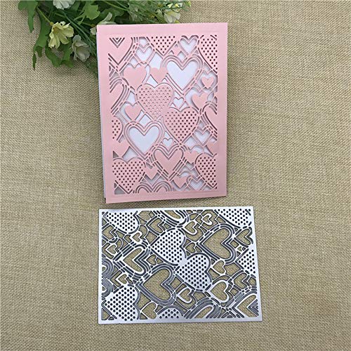 Heart Card Decoration Metal Cutting Dies for DIY Scrapbooking Album Paper Cards Decorative Crafts Embossing Die Cuts
