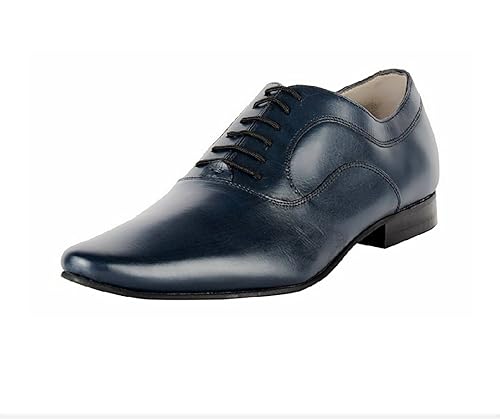 dark blue formal shoes