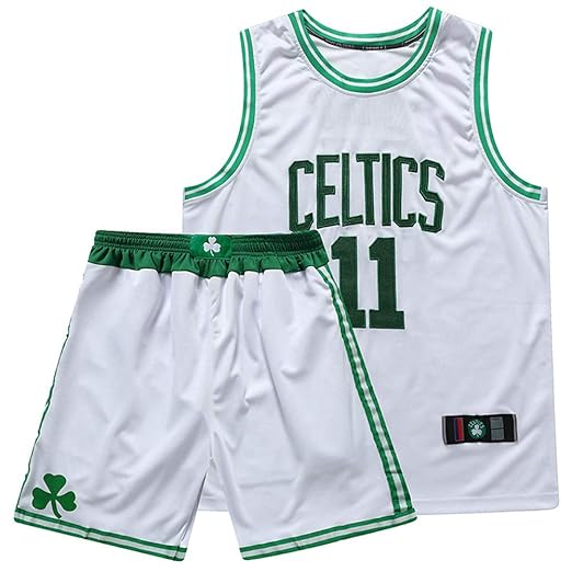Boston Celtics # 11 Traje de uniforme de baloncesto Kyrie Irving ...