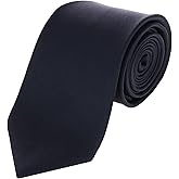 Trafalgar Men's Sutton Big & Tall Solid Color Silk Necktie