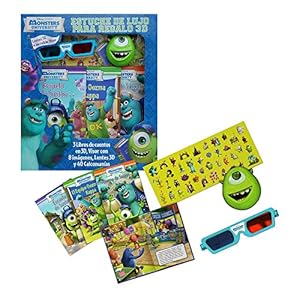 Monsters University: Estuche De Lujo Para Regalo 3d / 3d Deluxe Book Gift Set (Spanish Edition)