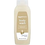 Amazon Basics Shea Butter & Oatmeal Body Wash, 24 Fl Oz, Moisturize,Hypoallergenic
