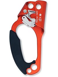 Newdoar Hand Ascender Rock Climbing Tree Arborist Rappelling Gear Equipment Rope Clamp for 8~13MM Rope