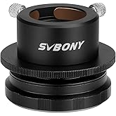 SVBONY SV149 Camera Lens Adapter, for Nikon AF Cameras to 1.25 inch Eyepiece M42 CCD Adapter, for Photography Guiding