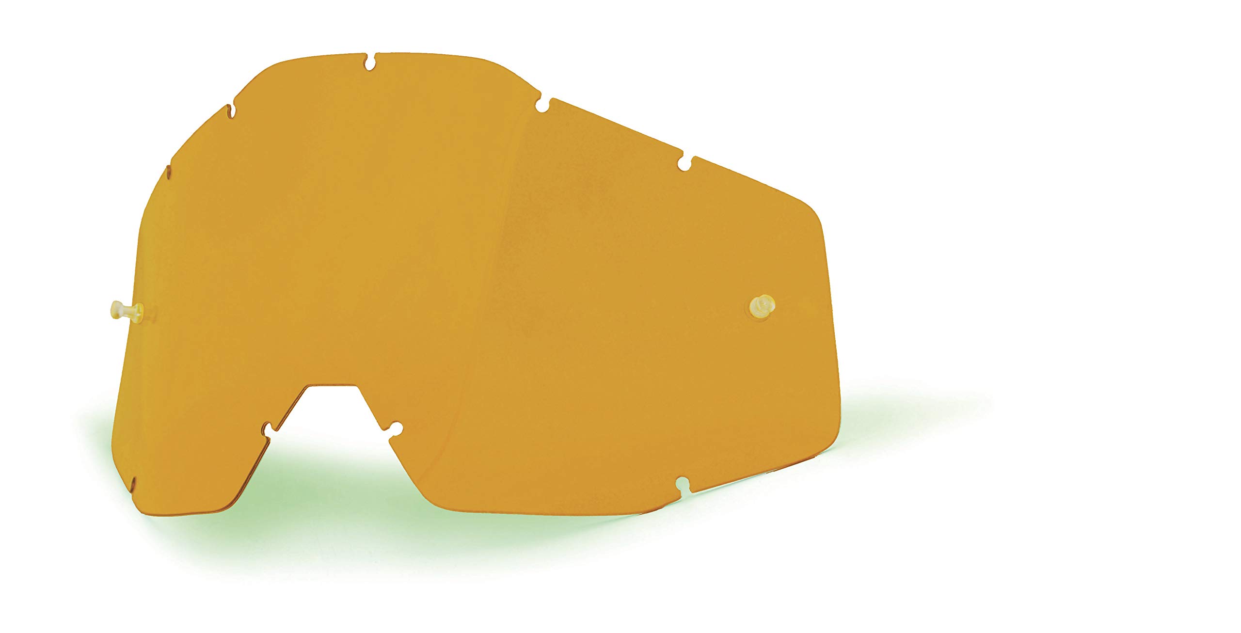 Photo 1 of 100% Goggle Replacement Lens - Racecraft 1, Accuri 1, Strata 1 Compatible (Anti-Fog-PERSIMMON)