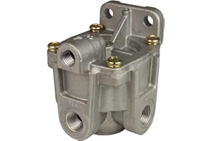 Tectran TV28510 Air Brake Relay Valve - Model MD | 5.5 PSI | (2) 3/8" NPT Delivery Ports | Compact, 1/2" supply | Replaces HA