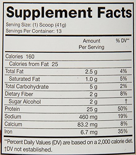 Olympian Labs Pea Protein Shake, Chocolate, Small, 18.8 Ounce