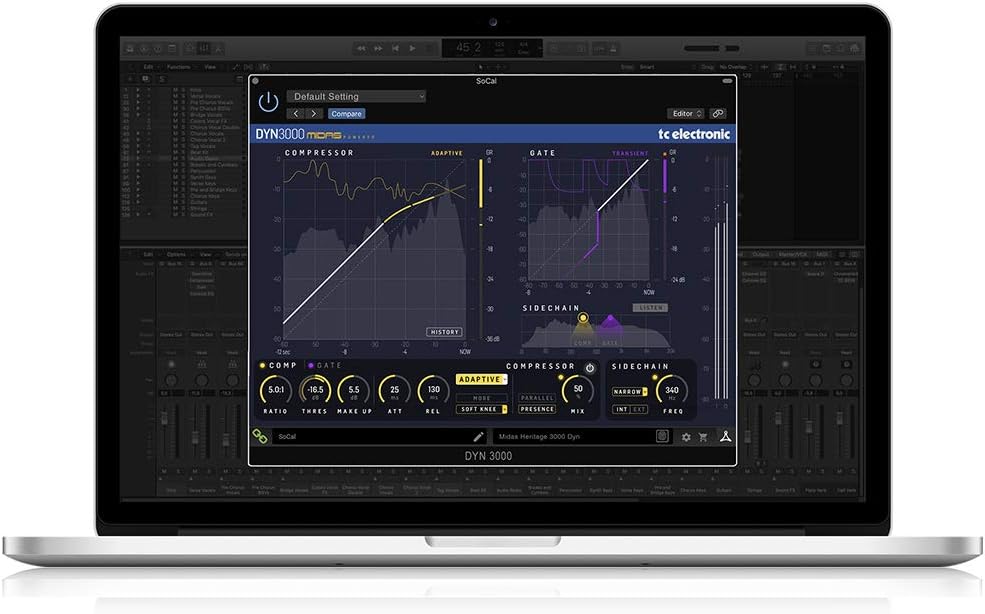 TC Electronic DYN 3000-DT Midas-Powered High-End Dynamics Channel Plug-In with Optional Analog-Feel Desktop Interface - Image 4