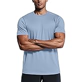 Zengjo Mens Athletic Shirts Moisture Wicking Short Sleeve Quick Dry Workout T-Shirt for Gym Running Exercise