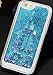 iPhone 6s Plus Case,iPhone 6 Plus Case,Hundromi Luxury Bling Glitter Sparkle Hybrid Bumper Case with Liquid Infused with Glitter and Stars for iPhone 6 Plus/6s Plus-Blue