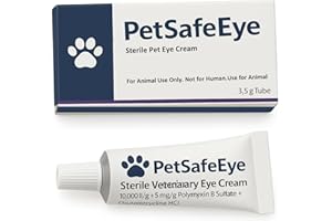 Eye Health Cream for Cats, Dogs, Pets, Cattle, Sheep, Horse, Bird 1/8 oz /3.5gr - 1Pcs