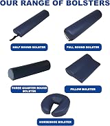 PHYSIQUE Bolster Support Cushion for Massage & Relaxation - Full Round view 5
