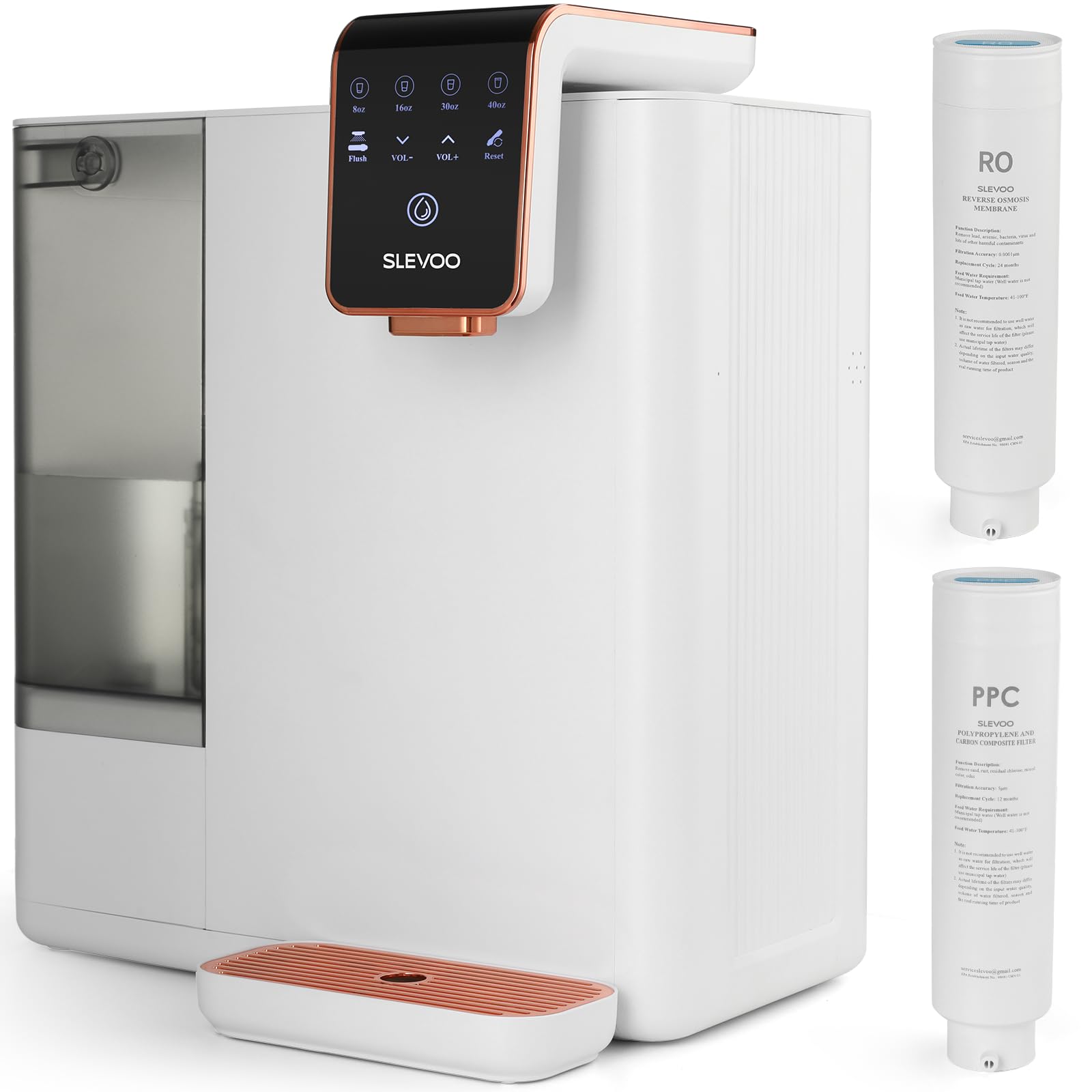 Photo 1 of ***PARTS ONLY***Reverse Osmosis Water Filter Countertop,100GPD,5-Stage RO Water Filtration System with TDS Real-Time Displaying & 4L Capacity Tank for Home/Office, 180°Swivel Spout & Ultra-Slim Designed to Save Space