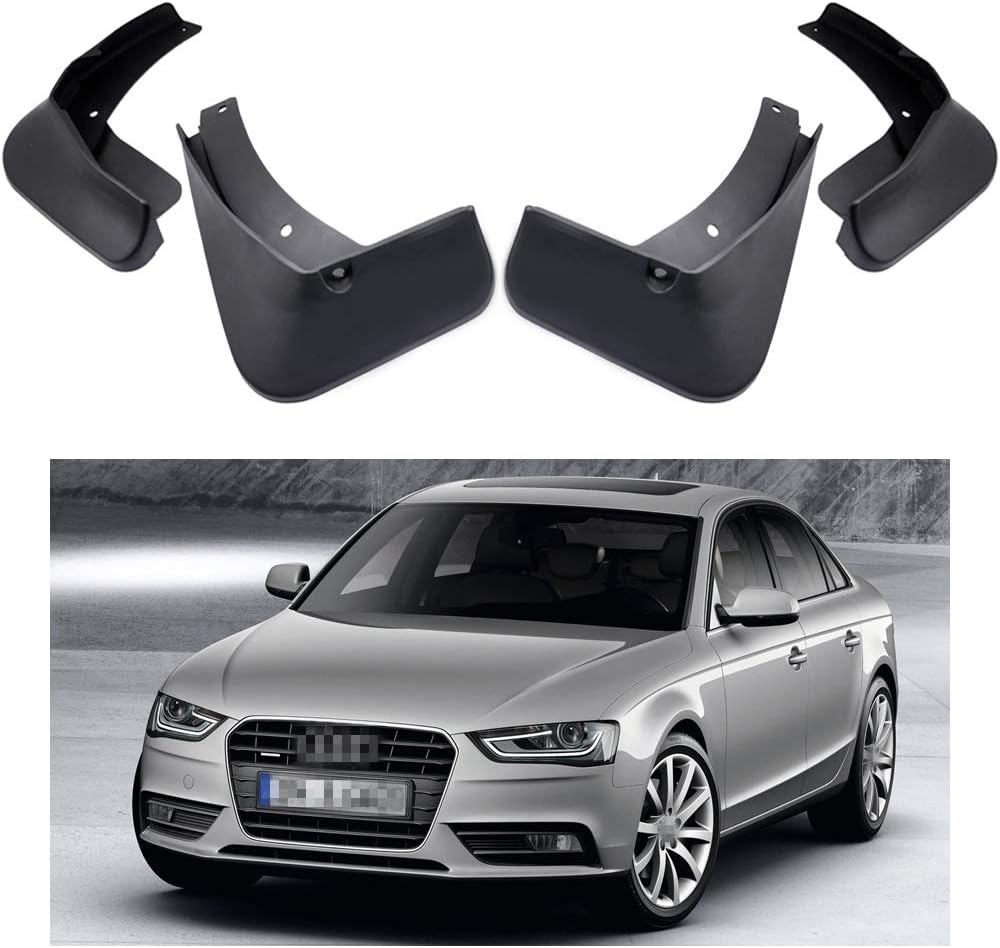 MOERTIFEI Car Mudguard Fender Mud Flaps Splash Guards Compatible with Audi A4 Sedan 2009-2015 10 11 12 13 14