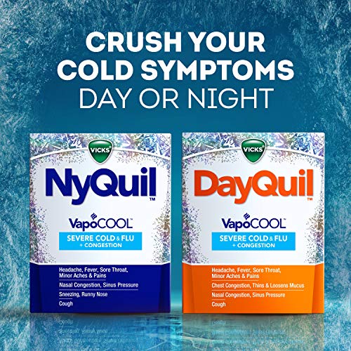 Vicks DayQuil & NyQuil SEVERE with Vicks VapoCOOL, Cough, Cold & Flu