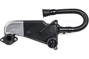 RHAOCZIYAUTO Air Oil Separator Assembly Fit for Ford F250 F350 Super Duty 2023-2024 OR 2011+ 6.7L Powerstroke Diesel - PCV CCV Vent Valve Engine Crankcase - Replace PC3Z-6A785-A, PC3Z6A785A