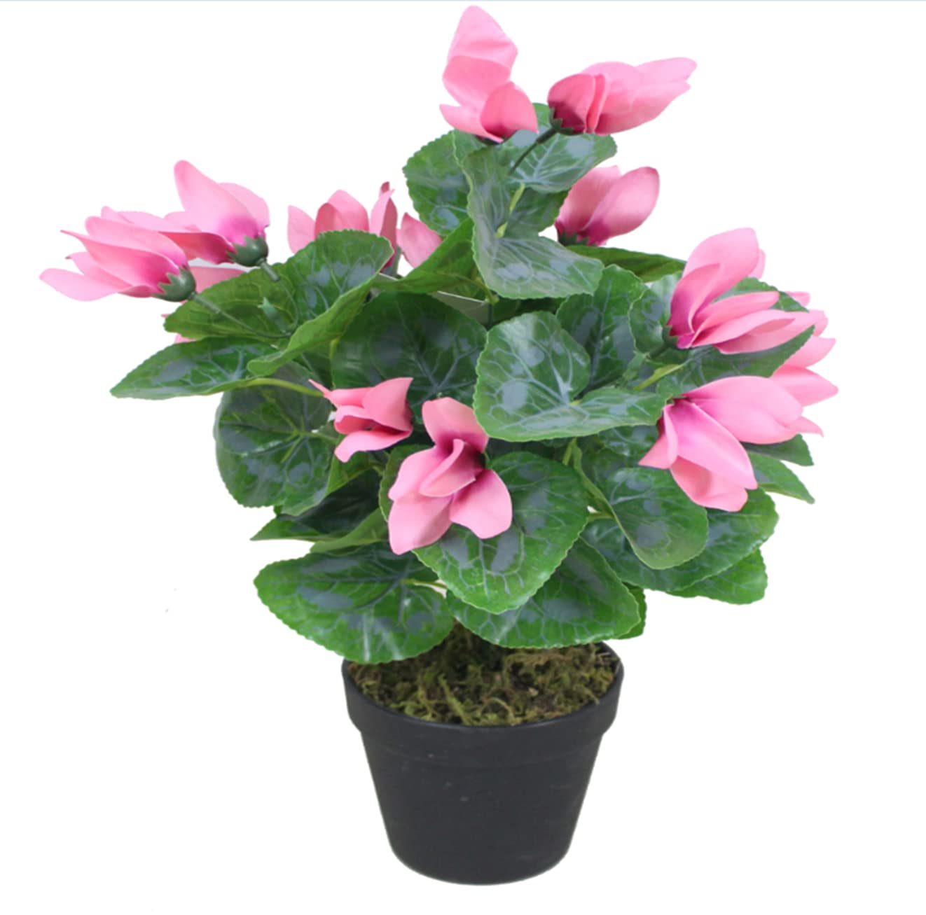 Leaf Artificial Cylamen Flowering Plant
