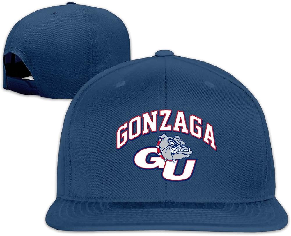 Male/Female Gonzaga Bulldogs Cotton Flat Snapback Baseball Caps Adjustable Mesh Hat Snapback Hat