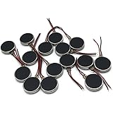 BestTong 15PCS 10mmx2mm Mini Tiny Vibration Motors 10000rpm Flat Coin Button-Type Micro DC Vibrating Motor for Tablet Pager M
