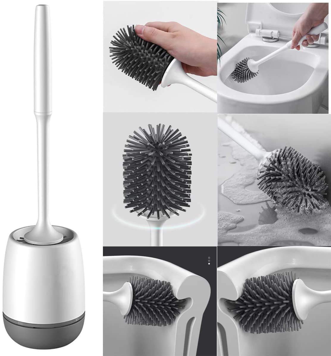 Best Toilet Cleaner Brush Silicone Toilet Brush HomzNeed