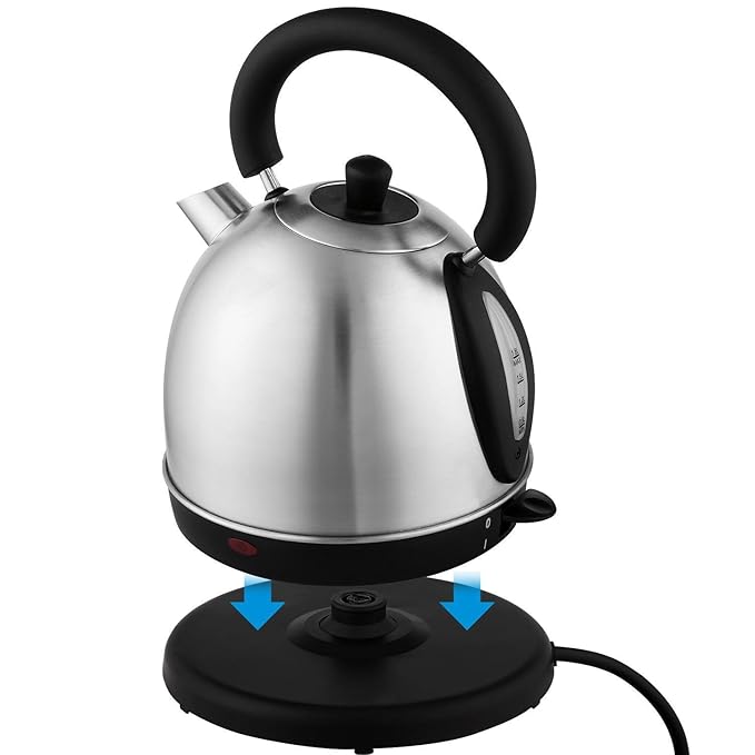 Cosway Hot Water Kettle Electric, 1.8L Quick Boiling Stainless Steel
