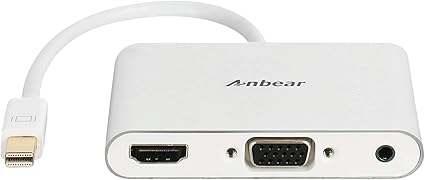 Surface And Laptops With Mini Displayport Taimeide Hd 1080p Thunderbolt 2 To Vga Compatible For Macbooks Male To Female Mini Displayport To Vga Adapter Anbear Mini Dp To Vga Converter Vga Cables