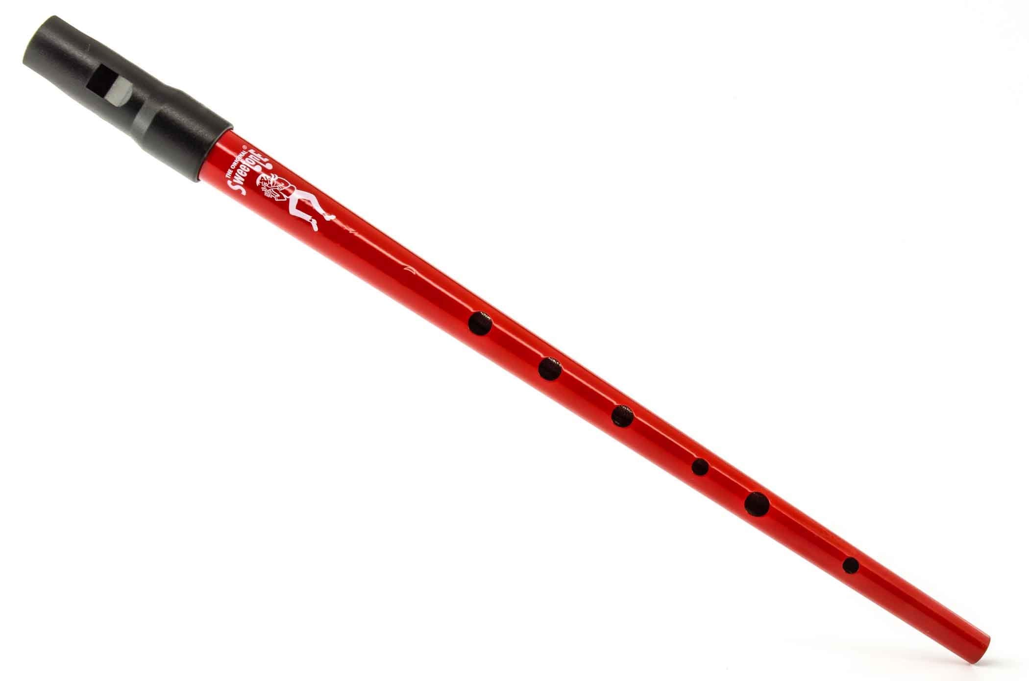 Clarke 700540 Pennywhistle Sweetone C-tuning red, One Size