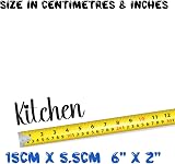Hatcherabilia Home Door Sign Sticker Black Waterproof Vinyl Decal Kitchen view 2