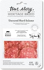 True Story Foods Salami Hard Sliced, 4 Ounce