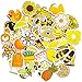 Water Bottle Stickers, letosan Vinyl Cute Stickers for Hydro Flask (Yellow)