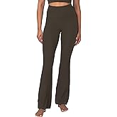 Sunzel Mini Flare Leggings for Women, High Waist Yoga Pants with Tummy Control, Casual Gym Workout Bootcut Leggings