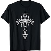 Gothic Cross Grunge Aesthetic Mall Goth T-Shirt