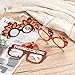 Amosfun Thanksgiving Turkey Sunglasses Creative Thanksgiving Day Eyeglasses Cosplay Party Glasses for Thanksgiving Day Birthday Party Favor Supplies 9PCS