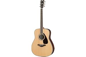 Yamaha FG830 Solid Top Folk Guitar, Natural