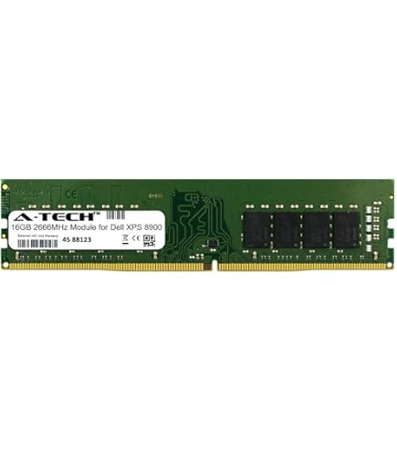 A-Tech 16GB RAM Kit For Dell XPS 8930 Tower - (2 X 8GB) DDR4 2666MHz PC4-21300 Non-ECC DIMM Desktop Memory Upgrade At - View #11