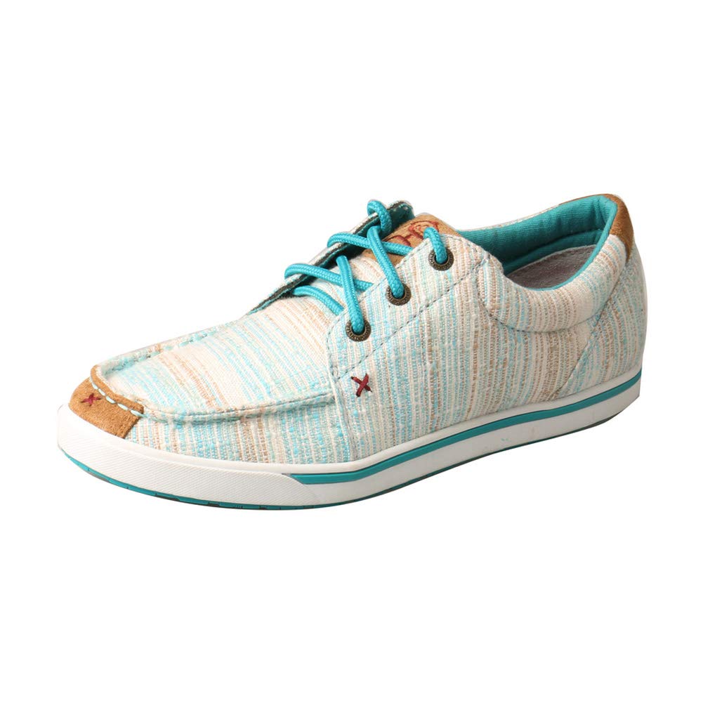 Twisted X Women's Hooey Loper, Moc Toe, Blue & Multi, 6 M Image