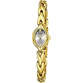 Rovixs Small Elegant Womens Quartz Watch, Japanese Movement, Classic Vintage Ladies Dress Watch, Water Resistant, Adjustable Bracelet with Tool