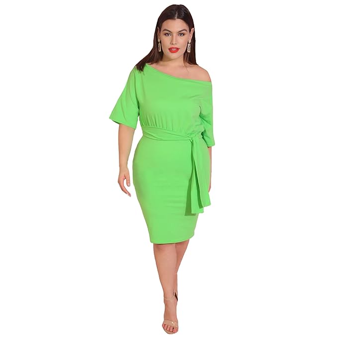 green cocktail dress plus size
