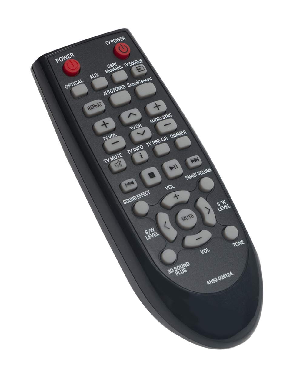 Photo 1 of AH59-02612A Replace Remote Control Compatible with Samsung Sound Bar HW-H550 HW-H550/ZA HW-H551/ZA HW-H551 HW-E450/ZA HW-E551 HW-E551/ZA AH59-02612B