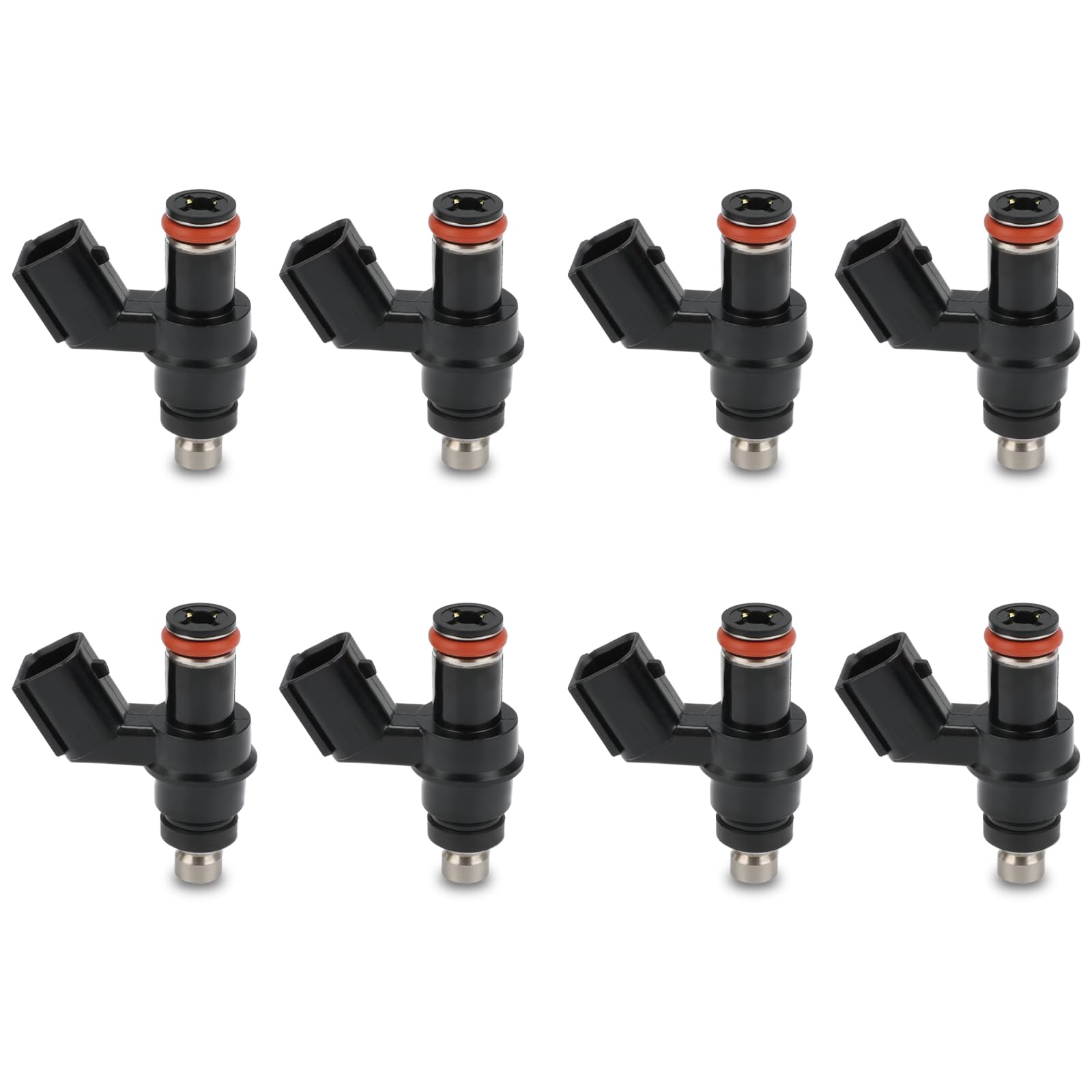 Photo 1 of JDMON 8Pcs Fuel Injectors Compatible with Suzuki GSX1300R Hayabusa 2008-2012, GSX1300BK B-King 2008, GSX-R1000 2007-2014, King Quad 400 LTF400F ASi FSi 2011-2013 Replace 15710-21H00 15710 21H00