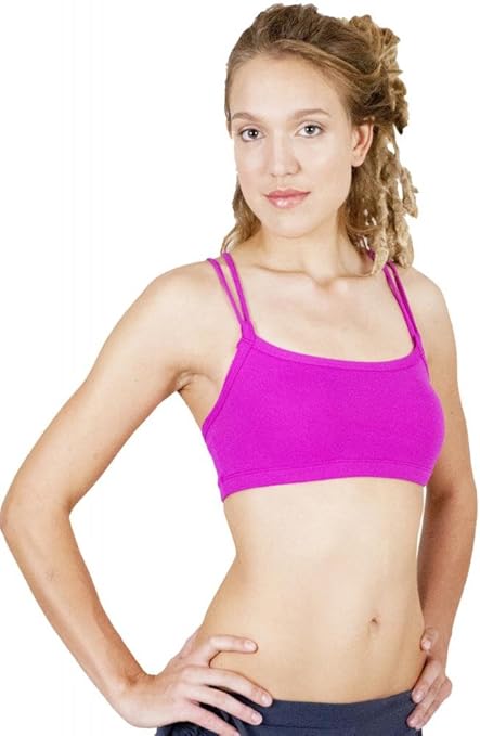 Spacecat Women s Double Strap Bra Raspberry X Small At Amazon Women s 