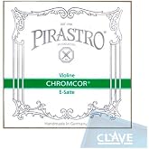 Pirastro Chromcor 4/4 Violin String Set - Medium Gauge with Ball End E