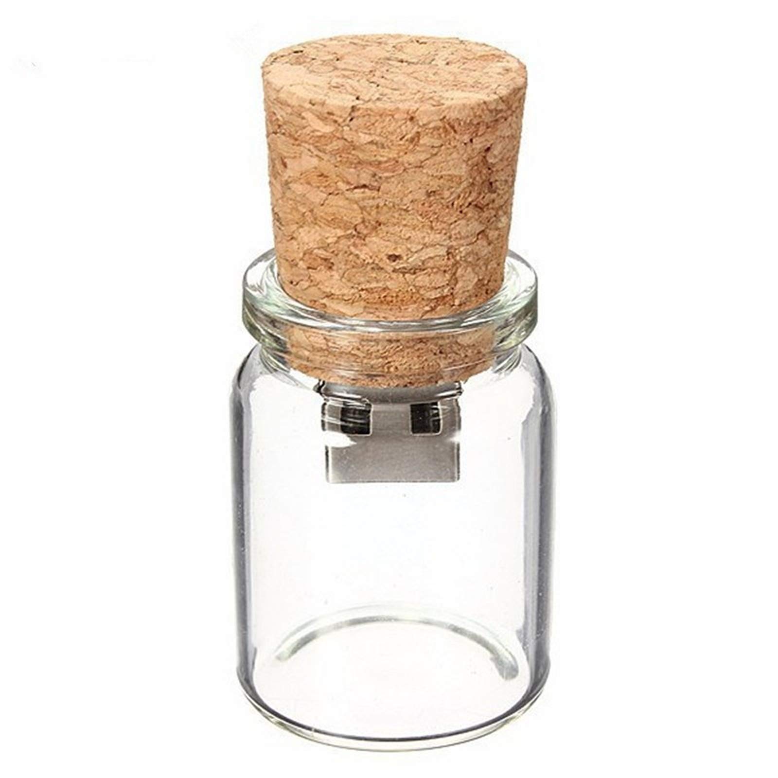 Ulticool Bottle 32GB USB Flash Pen Drive Memory Thumb Stick Data Storage Transparant Glass Cork