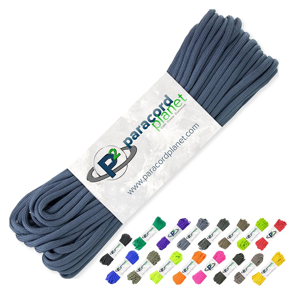 PARACORD PLANET 100' Hanks Parachute 550 Cord Type III 7 Strand Paracord Top 40 Most Popular Colors