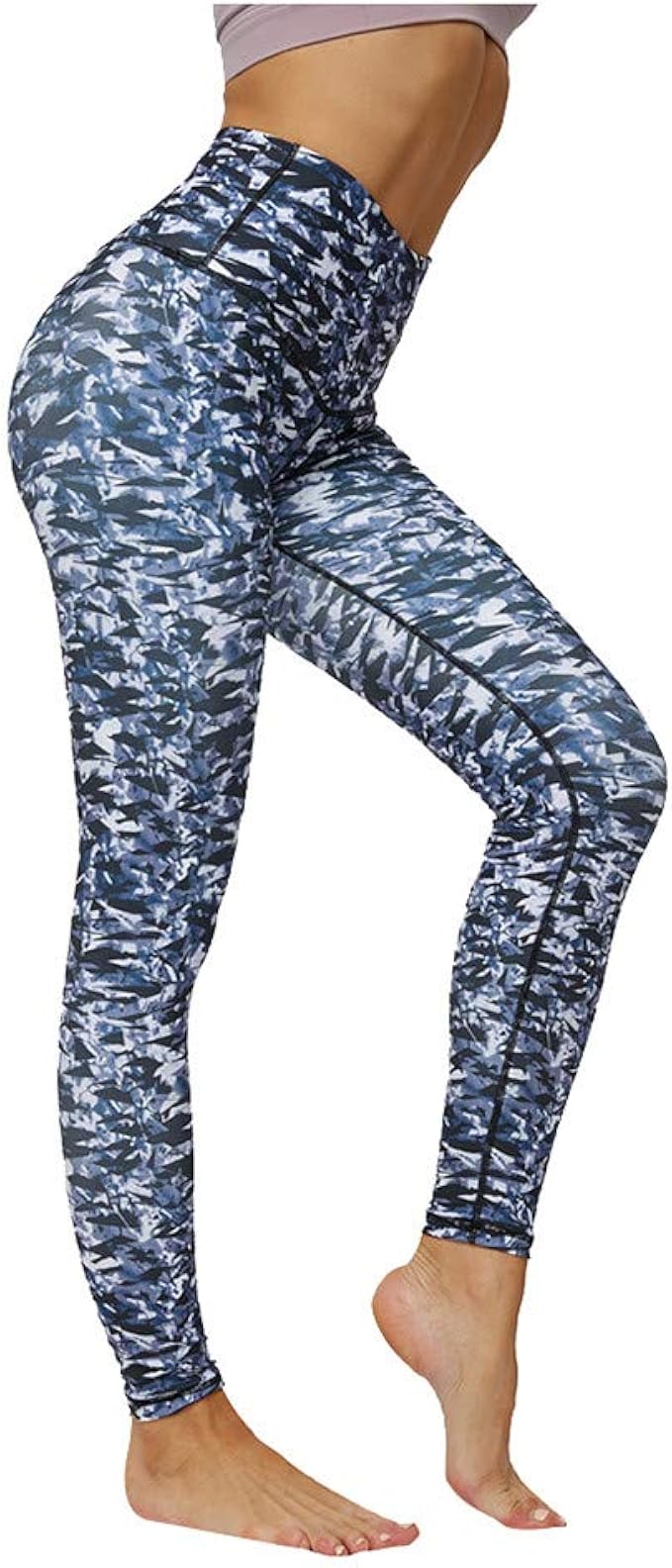 Damen Legging Mit Quaste - Fitness Hose Mittlere Länge